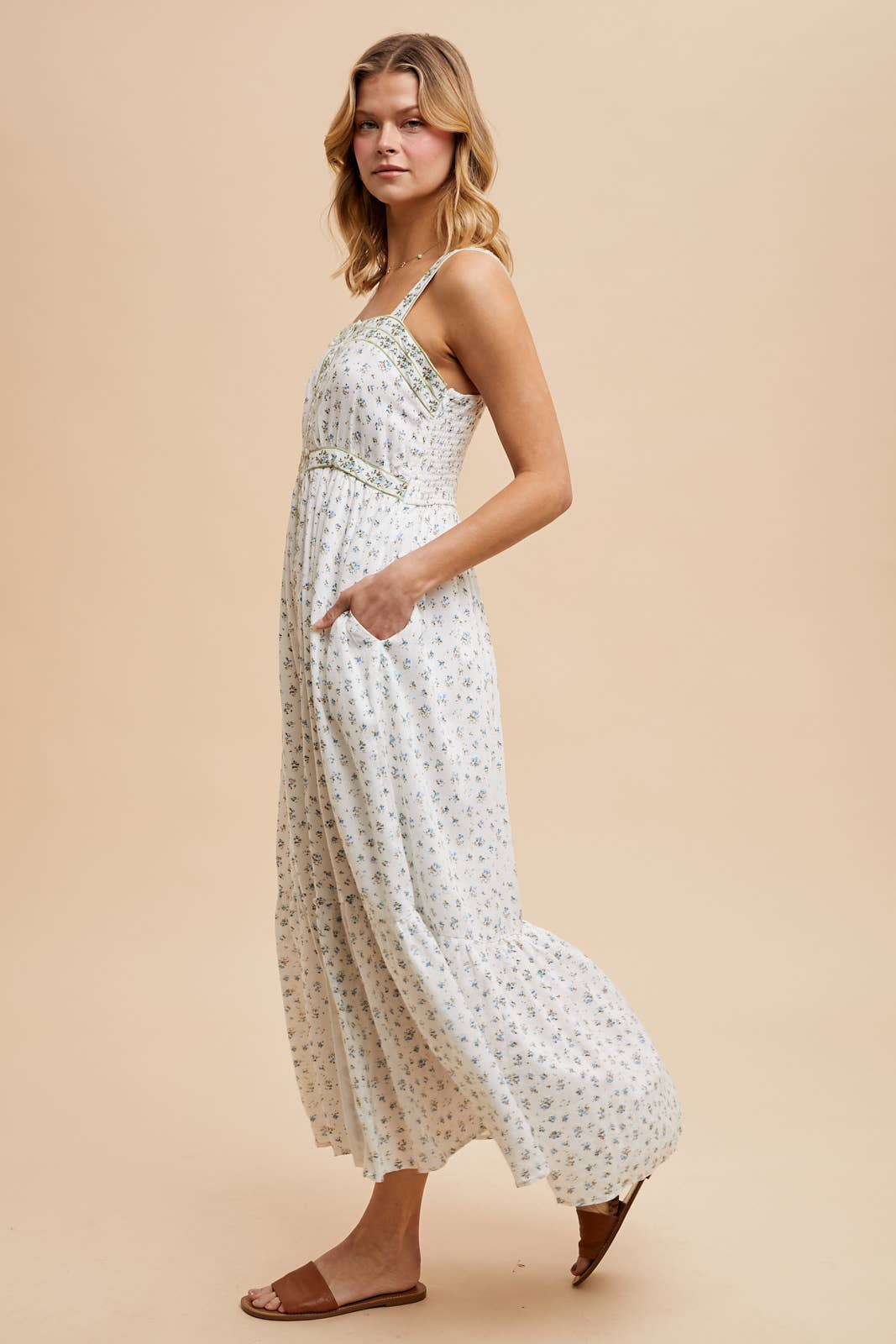 The Wildflower Embroidered Maxi