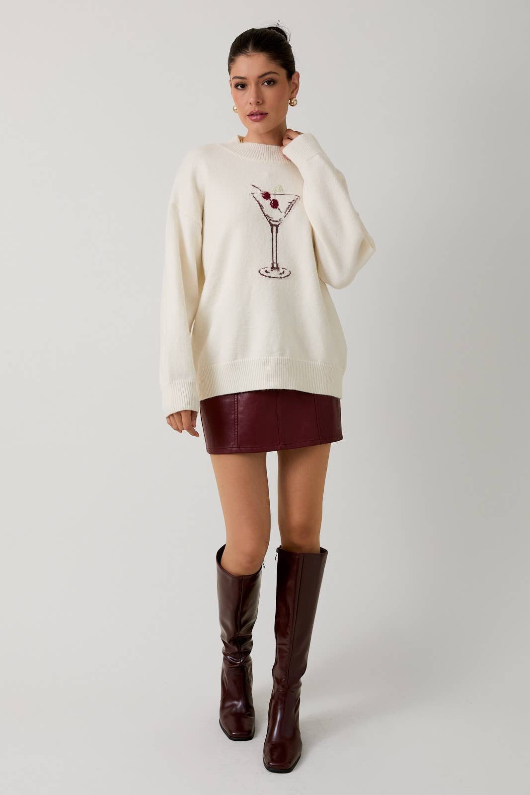 CHERRY MARTINI  SWEATER