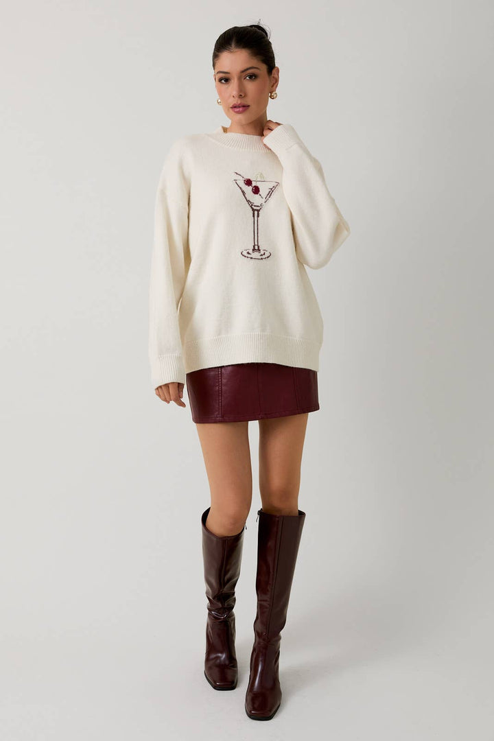 CHERRY MARTINI  SWEATER