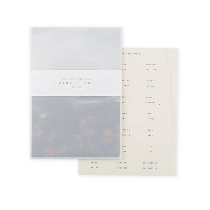 Bible Tabs: Black Foiling