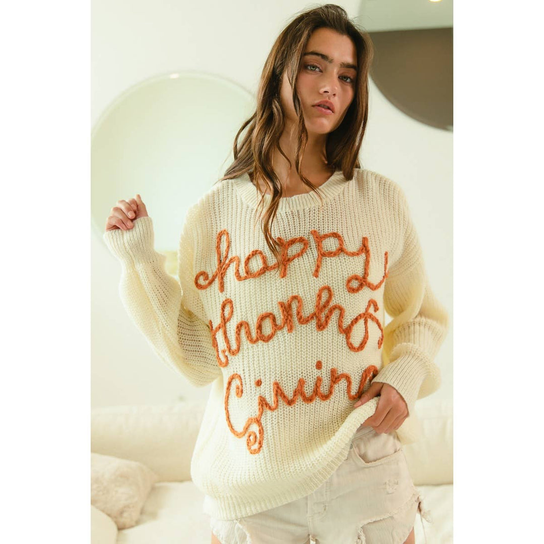 Happy Thanksgiving Sweater