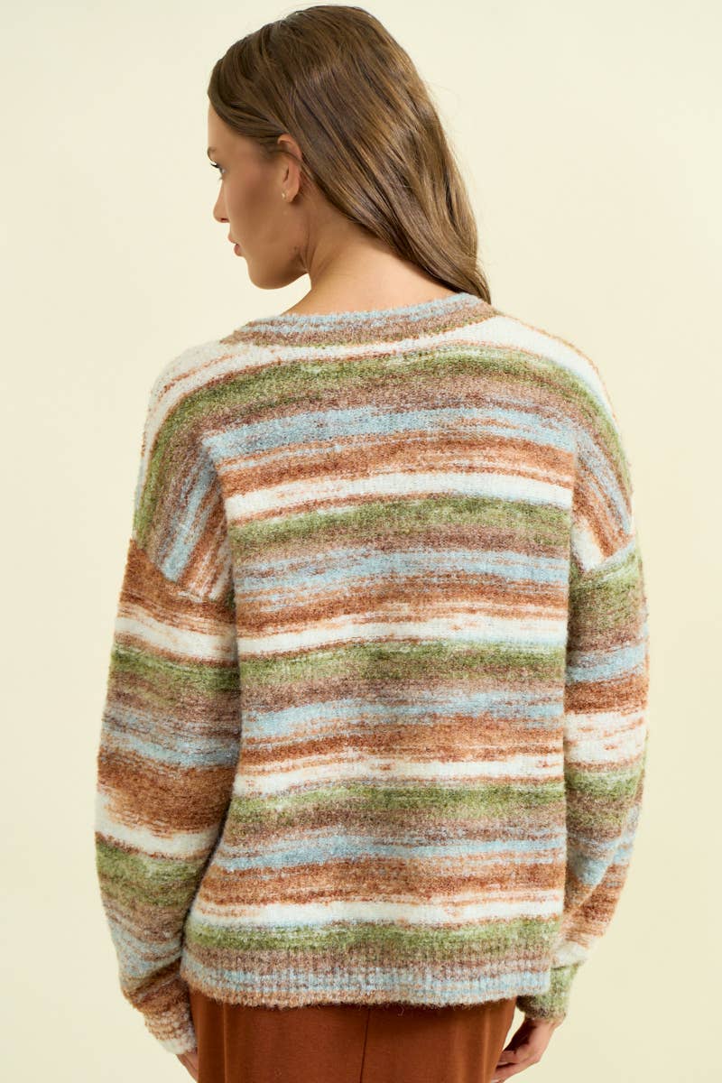 Mara Stripe Sweater - Baycreek & Co