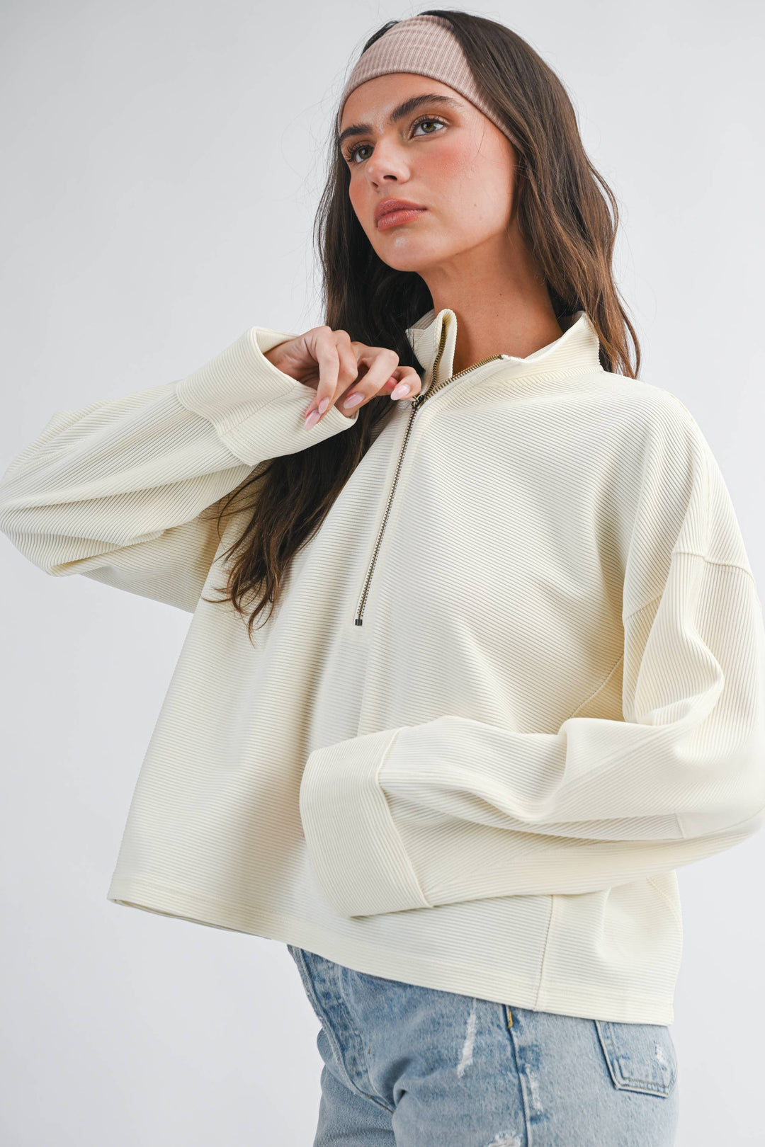 Olivia Half Zip Pullover - Baycreek & Co