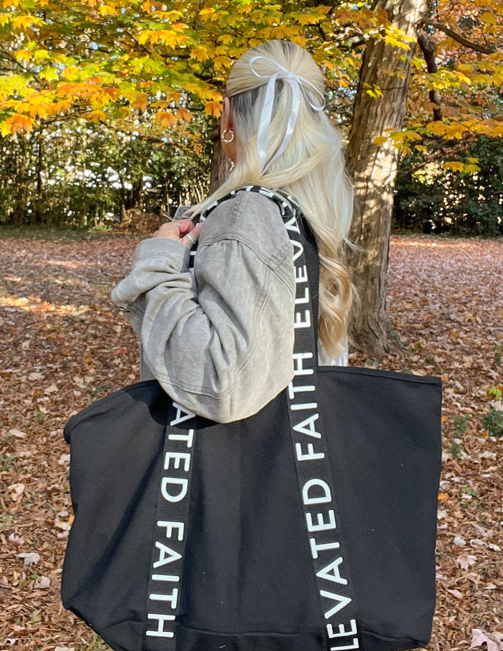 The Large Everyday Black Tote - Baycreek & Co