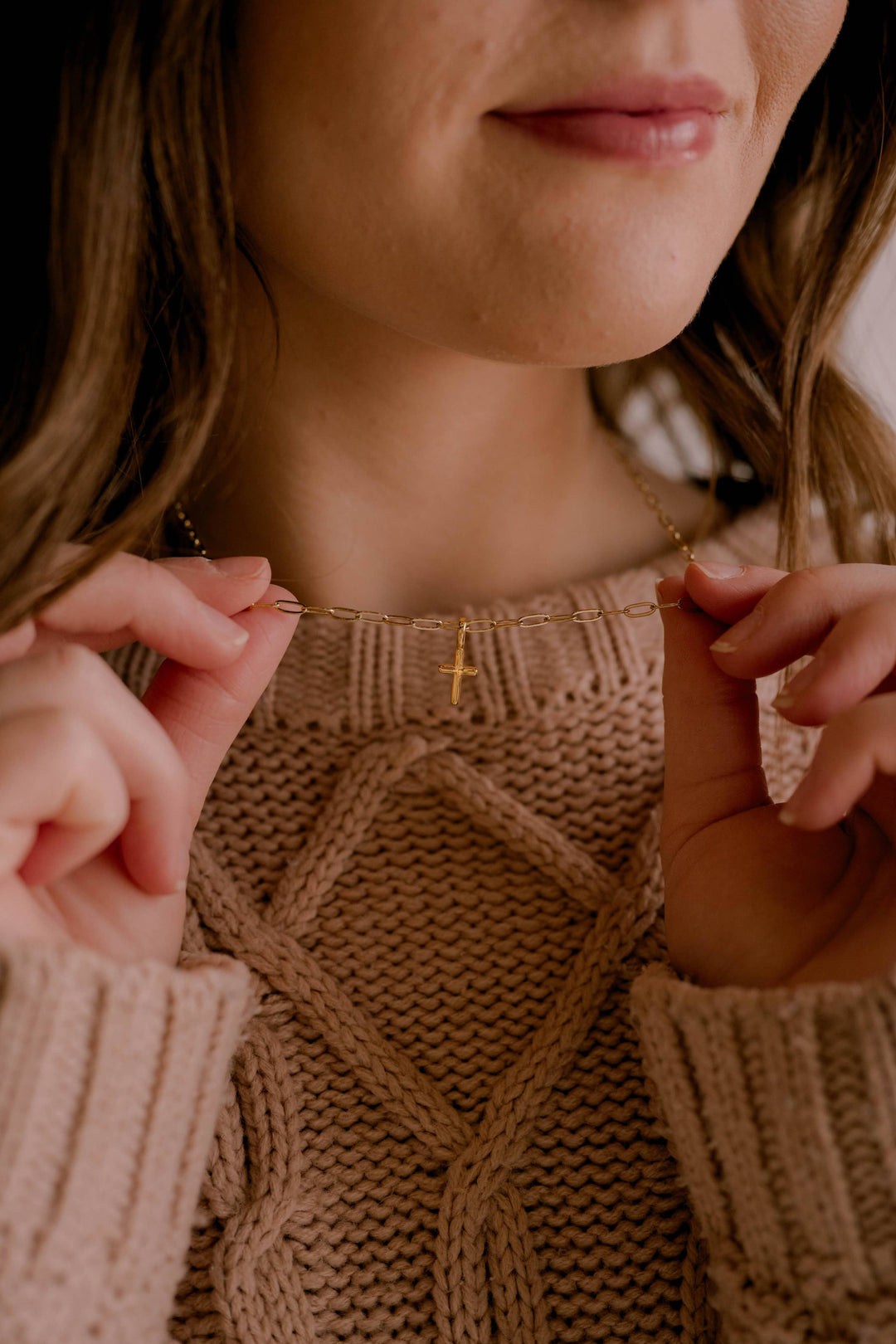 Cross Charm Necklace