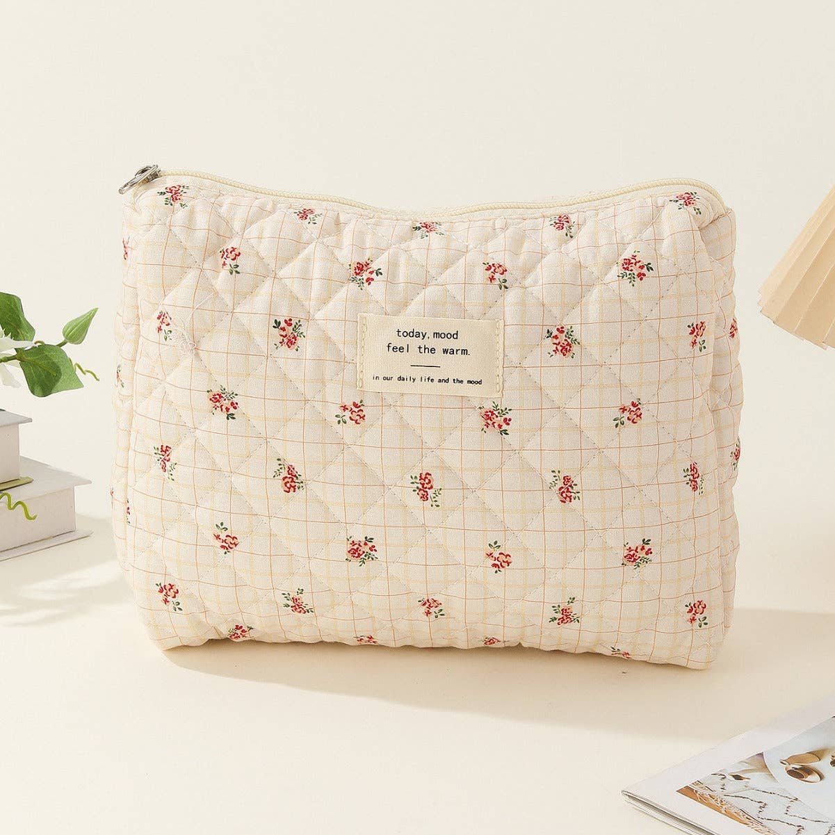 Floral Print Quilted Bag