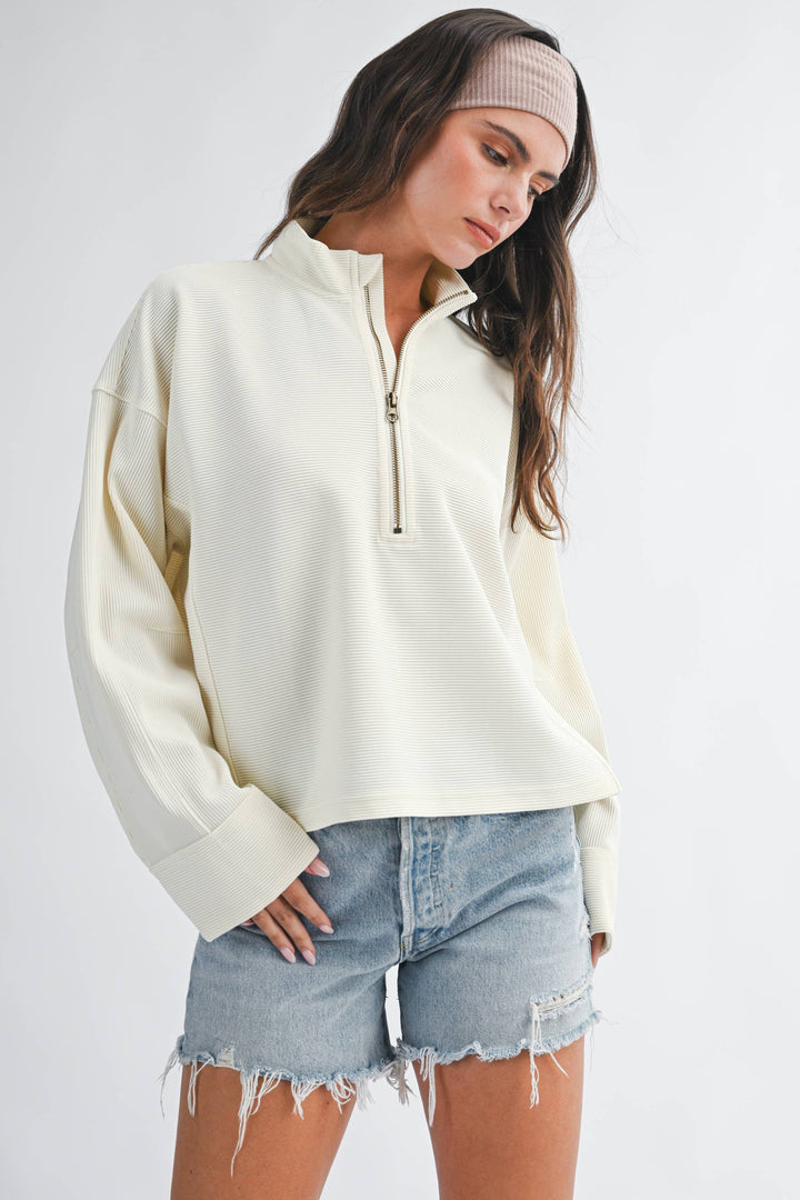 Olivia Half Zip Pullover - Baycreek & Co