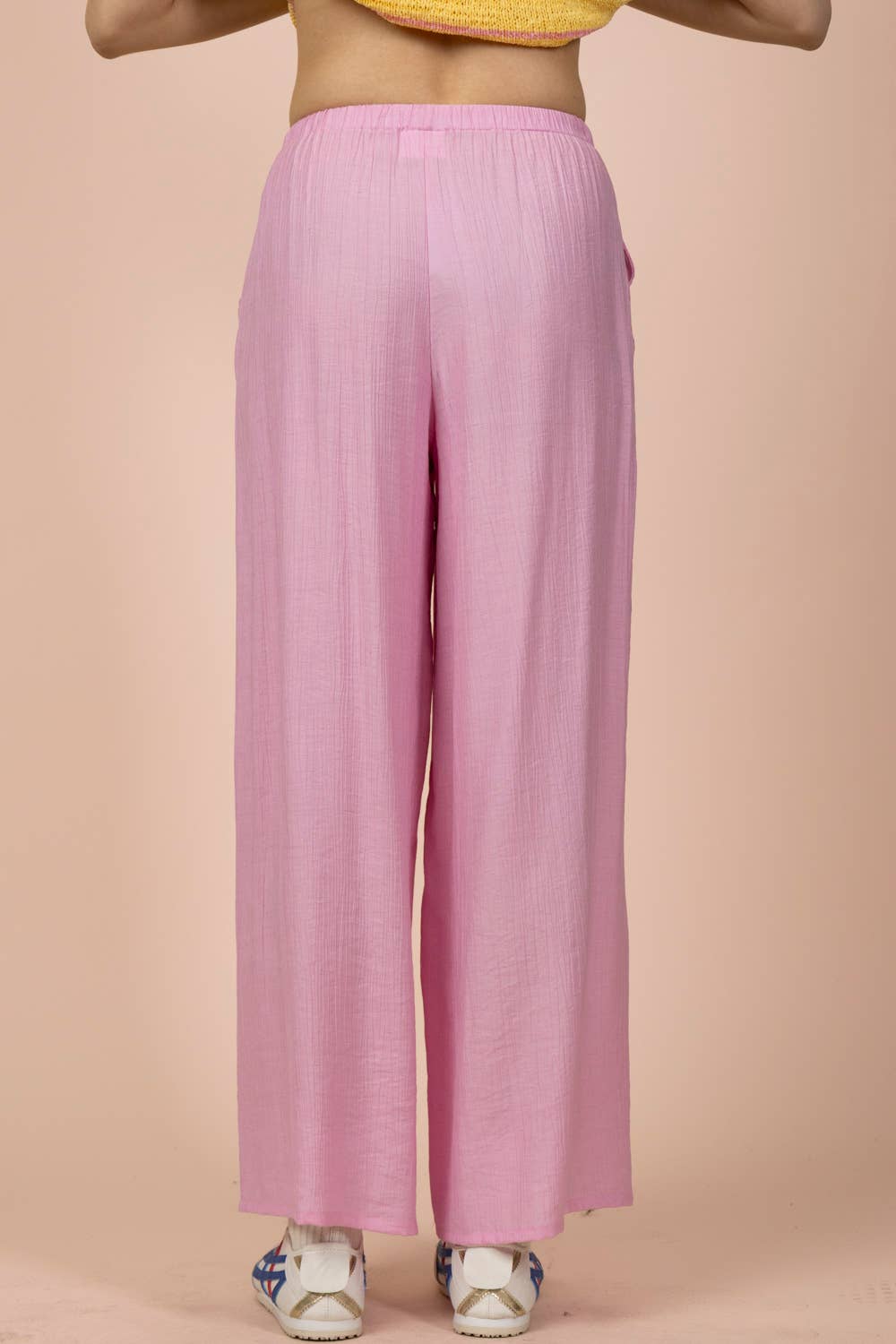 NP71047-Wide Leg Woven Pants - Baycreek & Co
