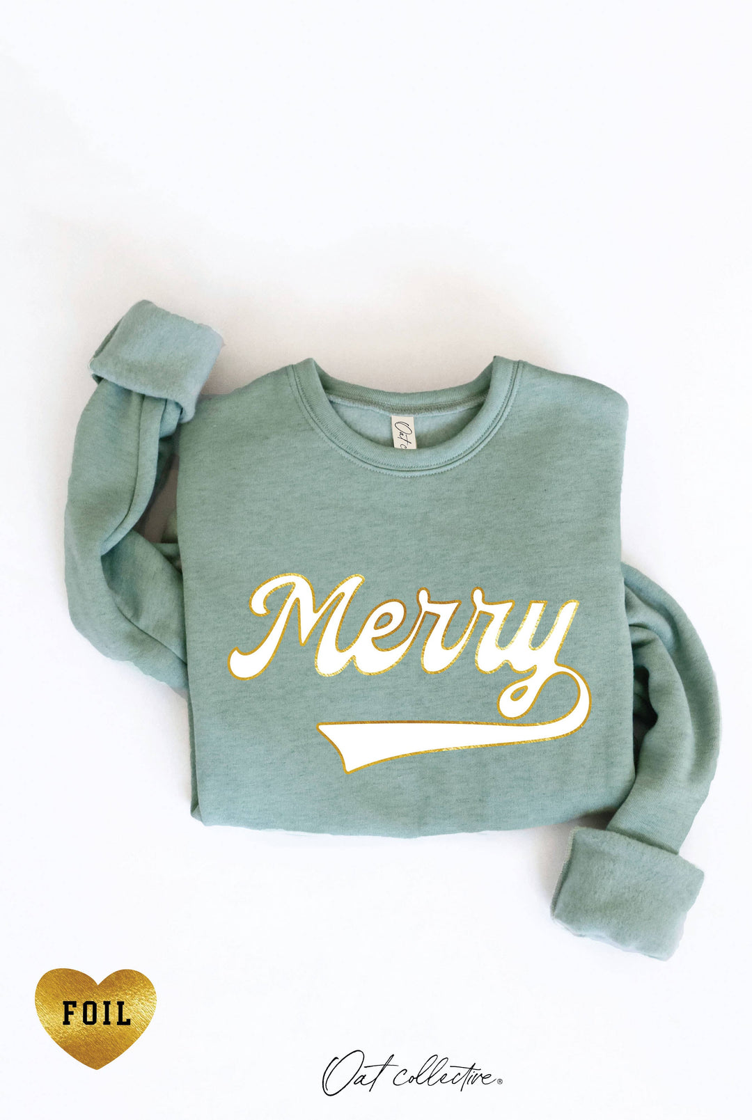 Merry Foil Sweatshirt