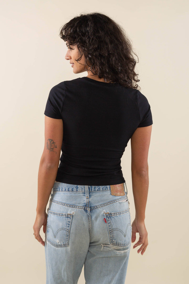 The Frame Tee-Black