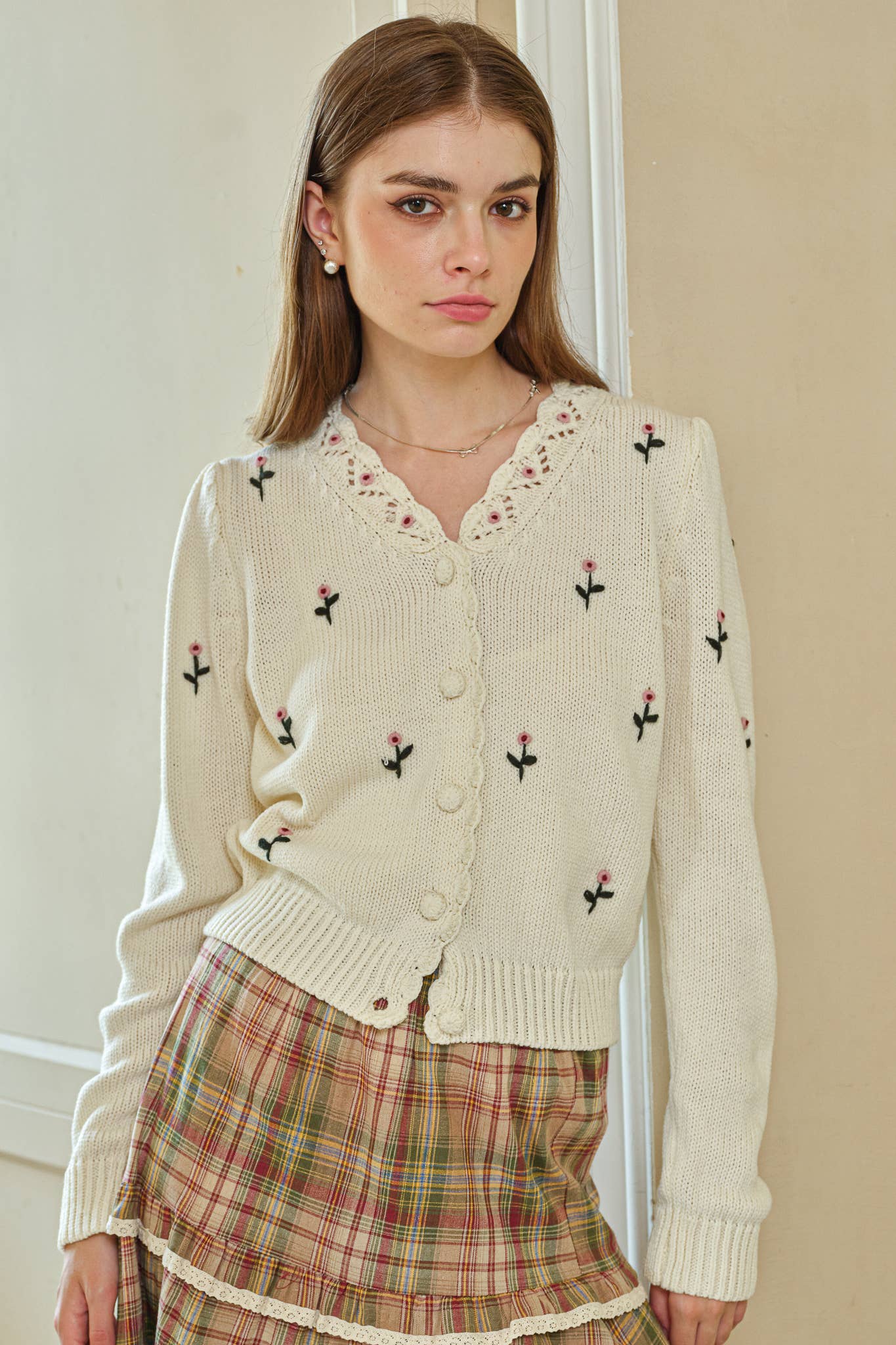 Lainey Button-Up Cardigan