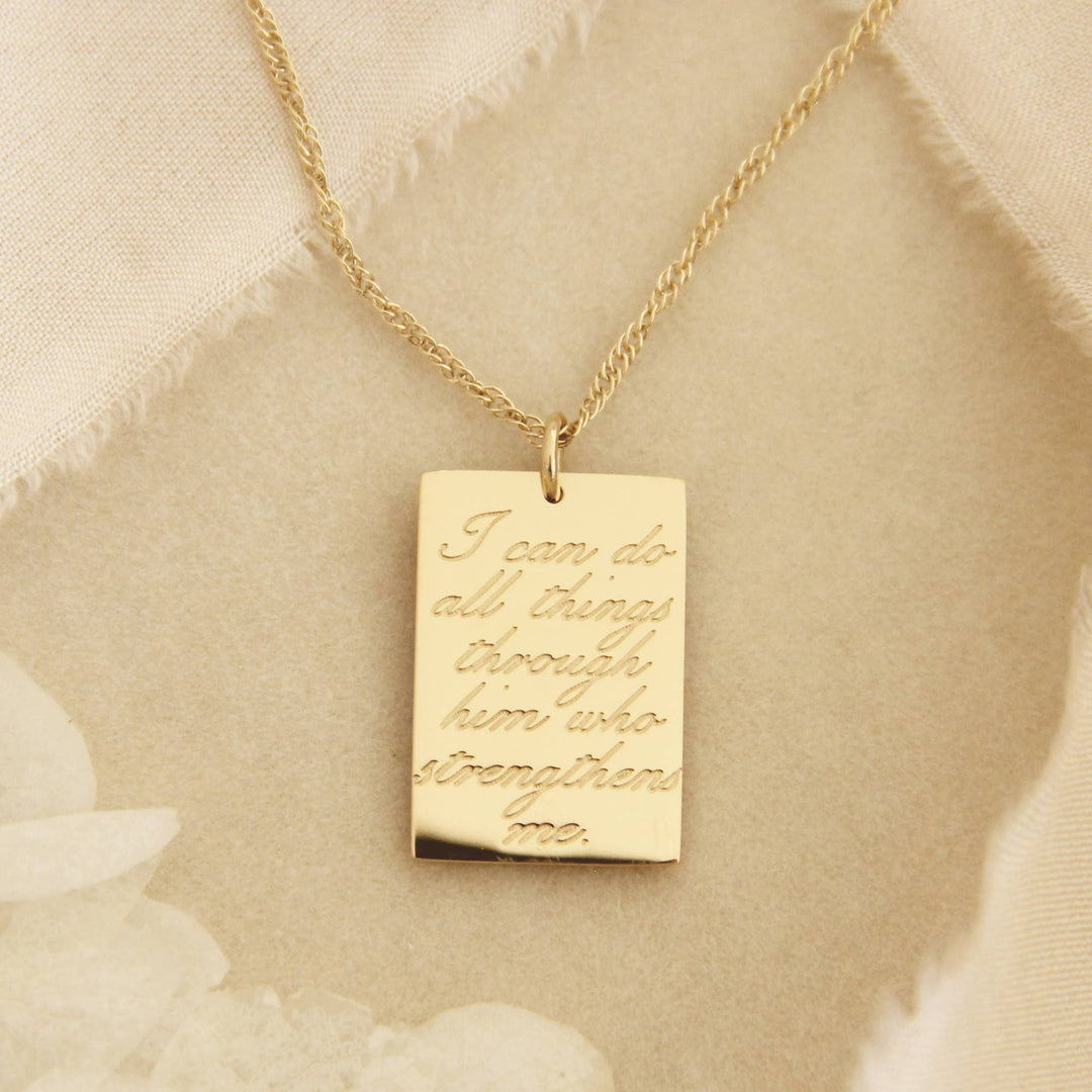 Philippians 4:13 Necklace