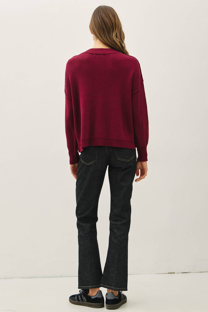 Wine & Cozy Sweater
