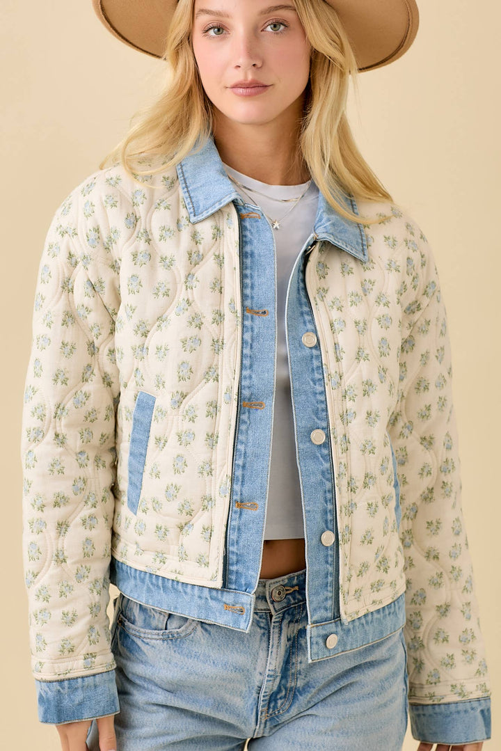 Willow Quilted Denim Jacket