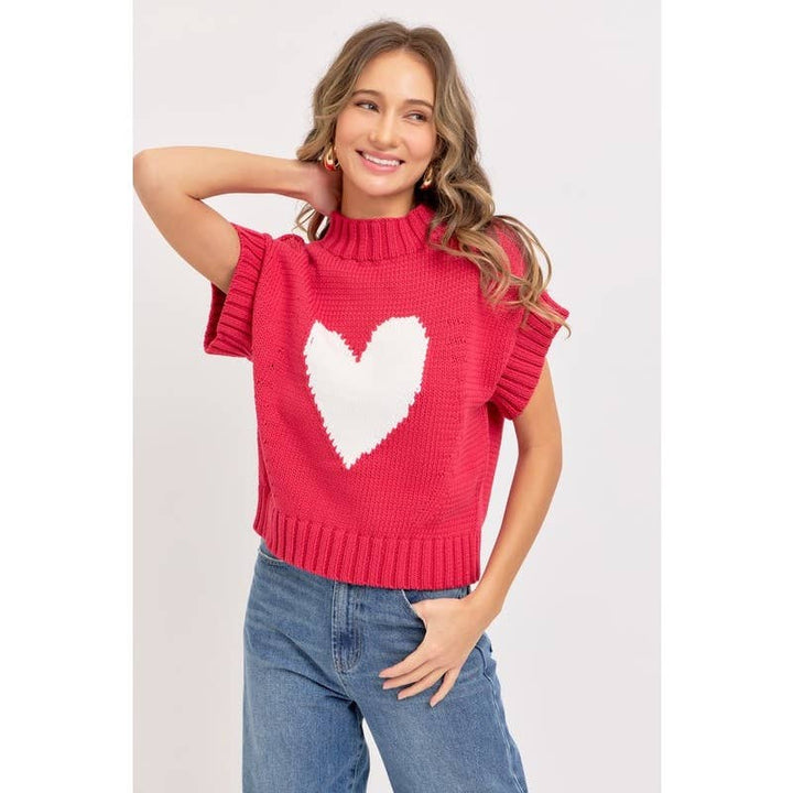 Valentine Mock Neck Sweater