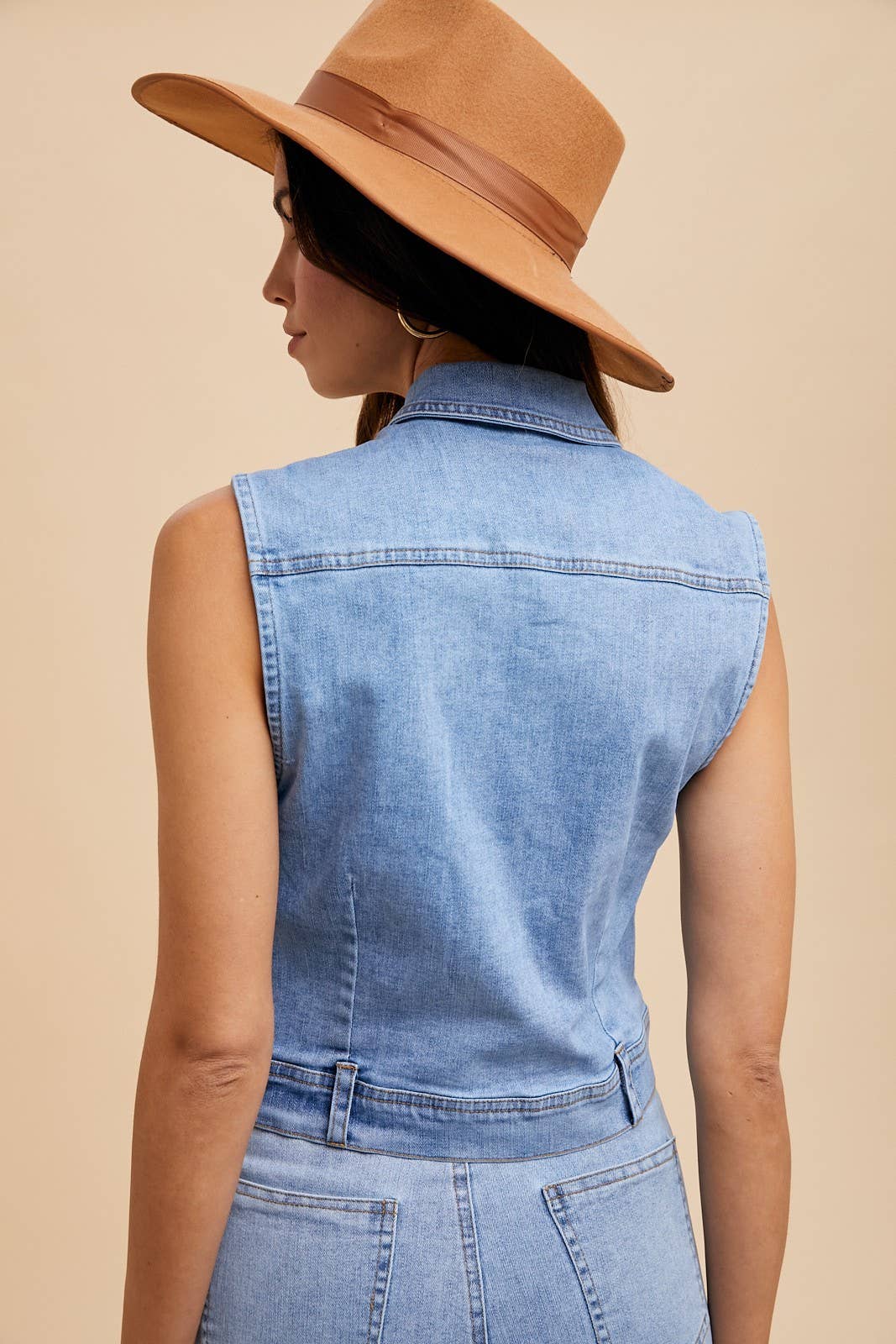 Dannie Denim Vest - Baycreek & Co