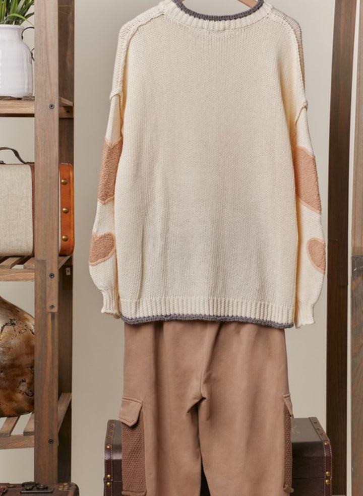 Sweetheart Sleeve Sweater