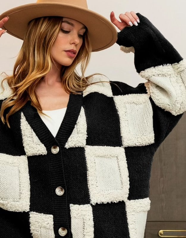 Cecily Checkered Sweater