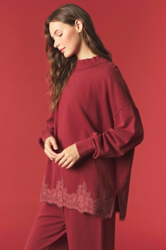 Rory Lace Crewneck