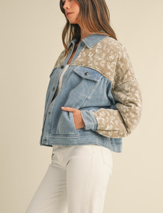 Paisley Denim Jacket