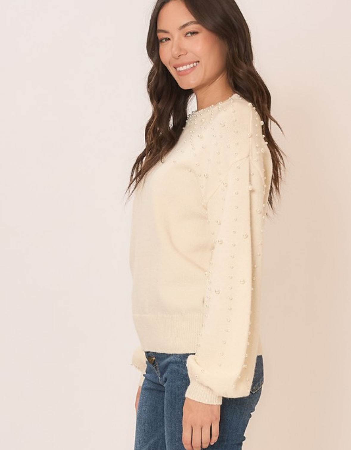 Pearl Studded Sweater