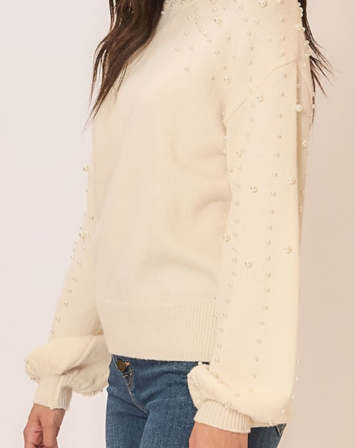 Pearl Studded Sweater