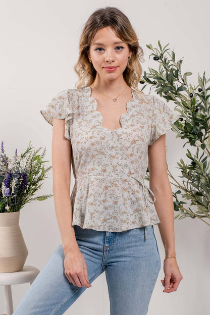 FLORAL PRINT TOP