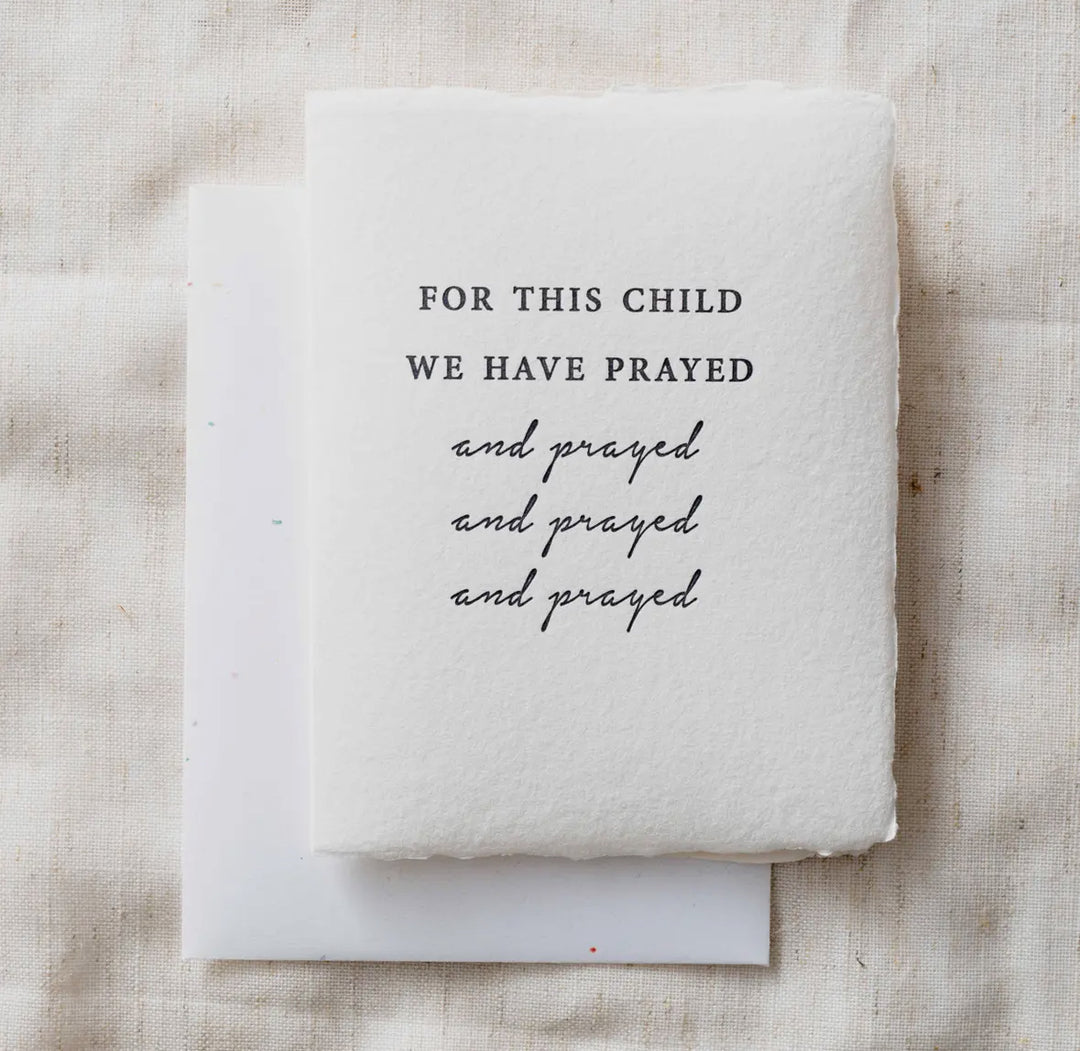 For This Child We Have Prayed