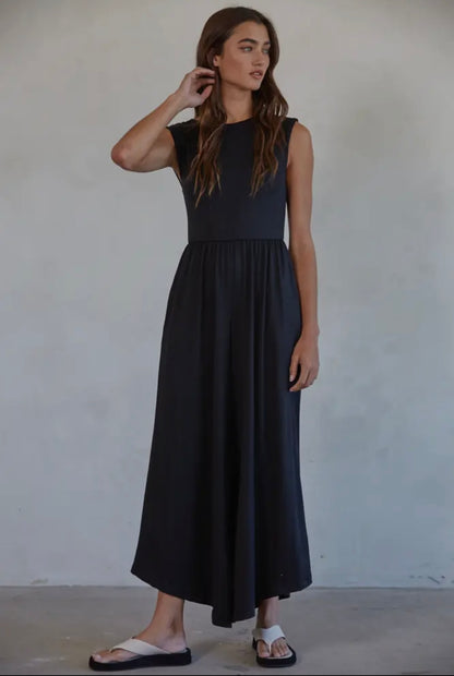 Sleeveless Wide Leg JumpSuit