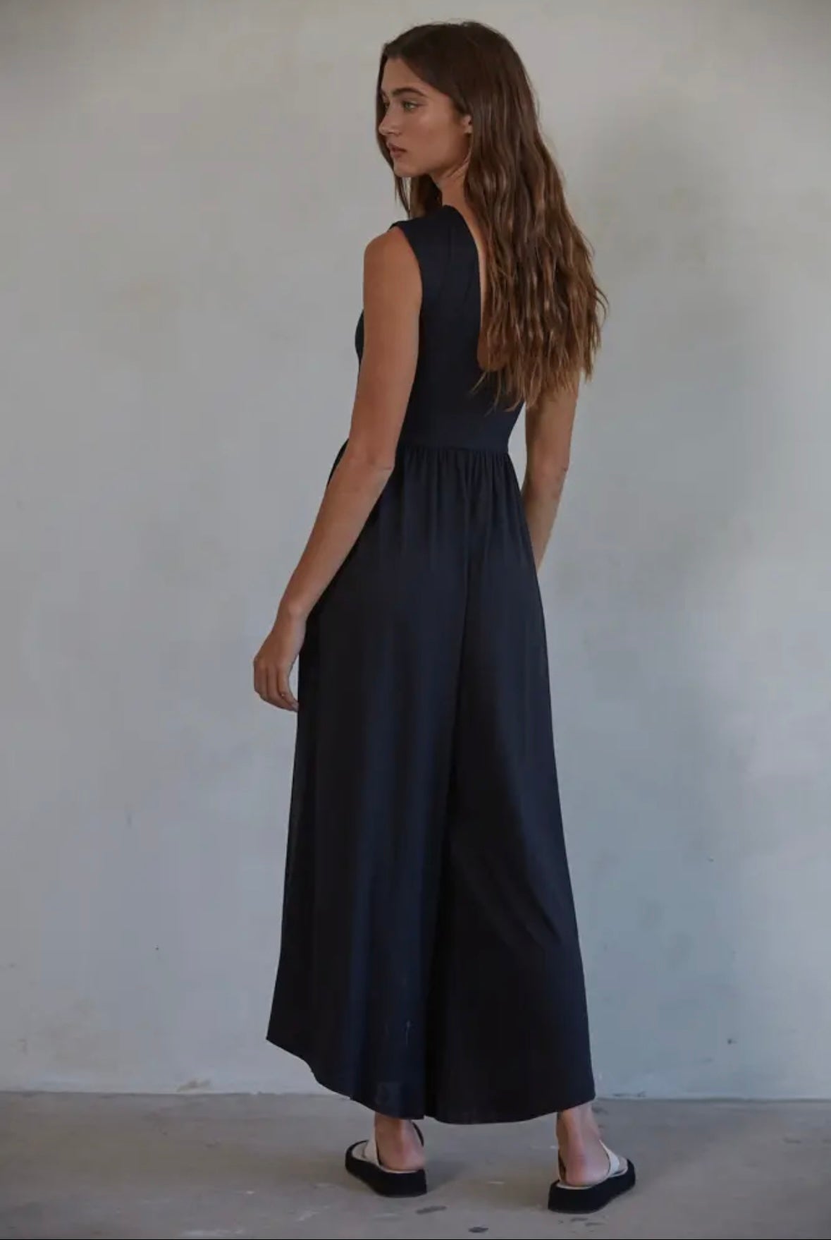 Sleeveless Wide Leg JumpSuit