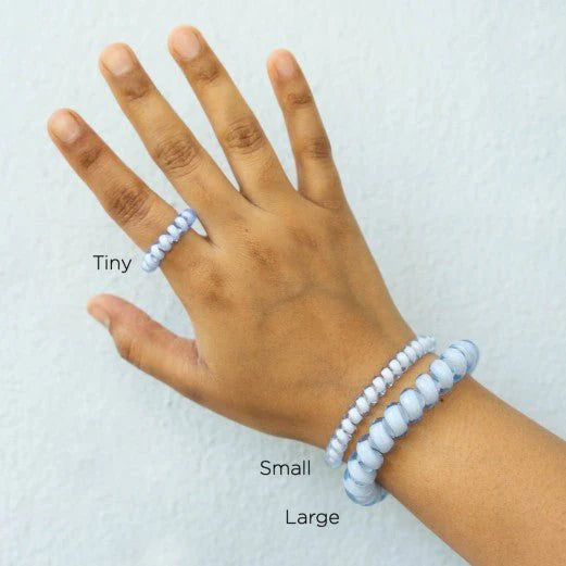 Coconut White Tiny Hair Ties