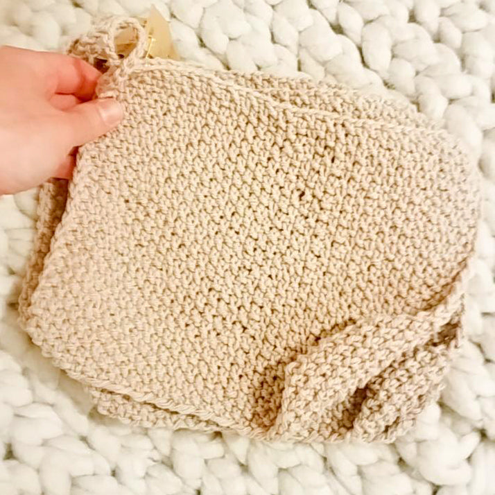 100% Cotton Knit Washcloth