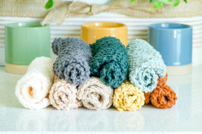 100% Cotton Knit Washcloth