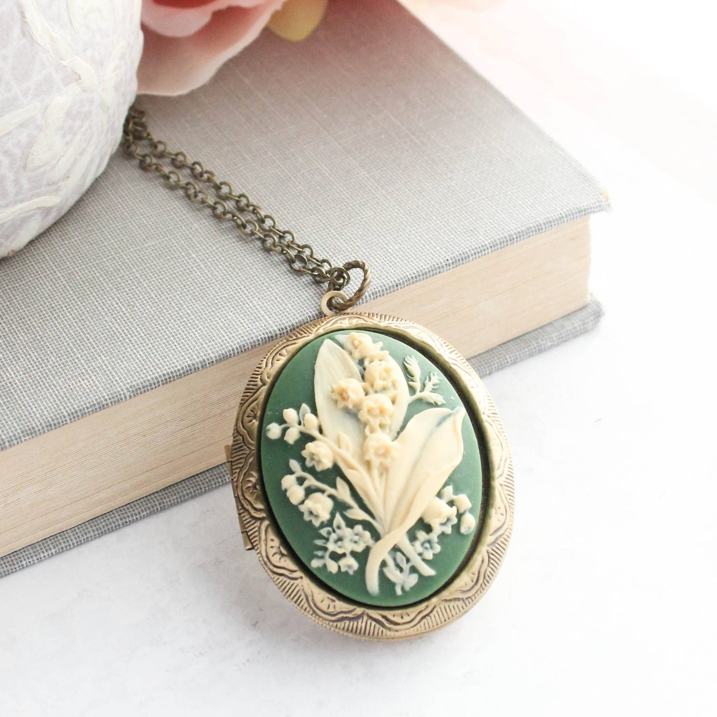 Lily of the Valley Locket