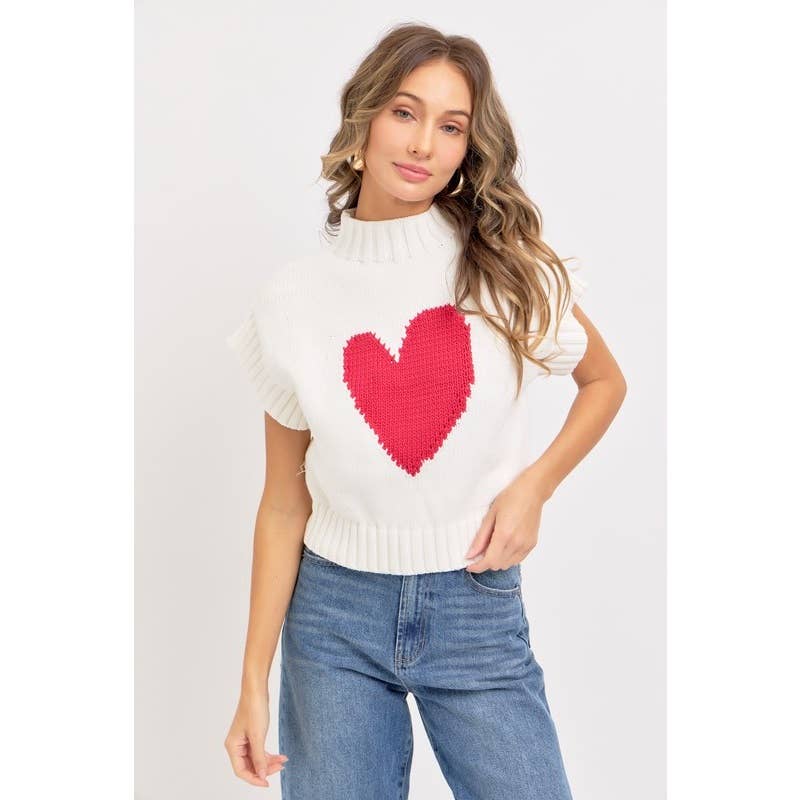 Valentine Mock Neck Sweater