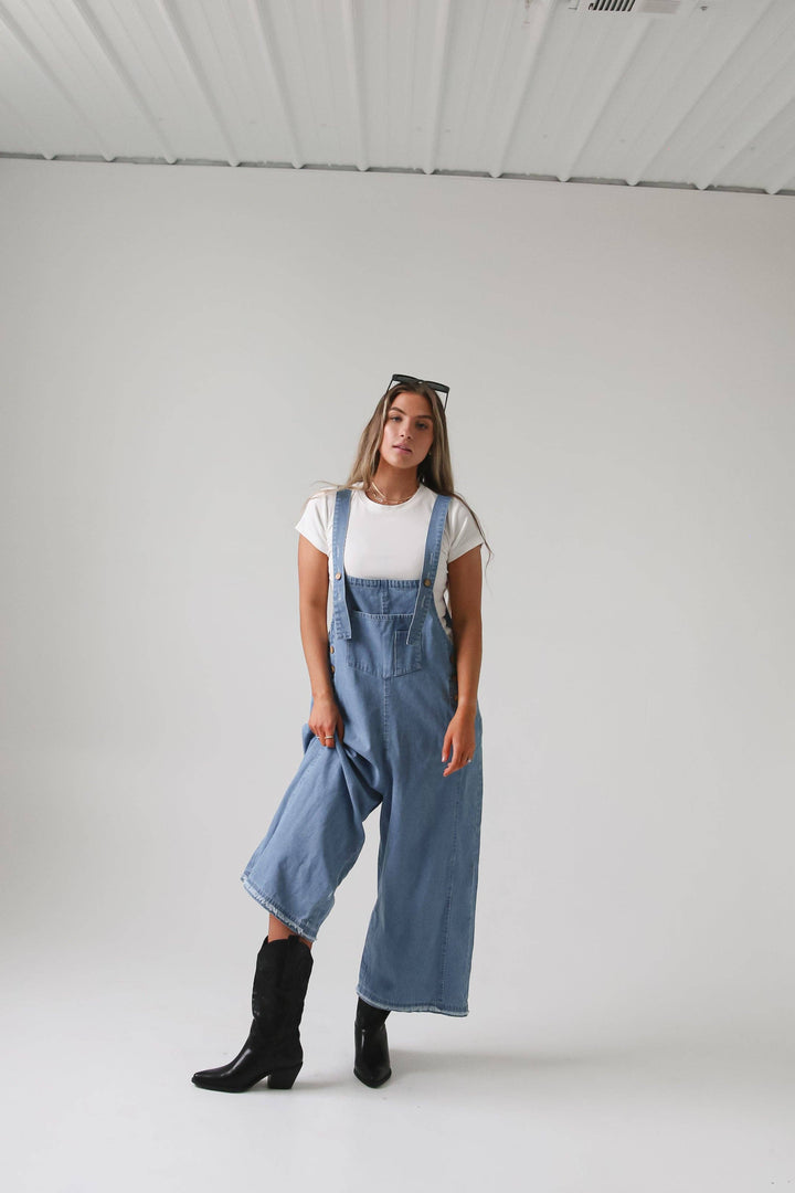 Frankie Denim Overalls - Baycreek & Co