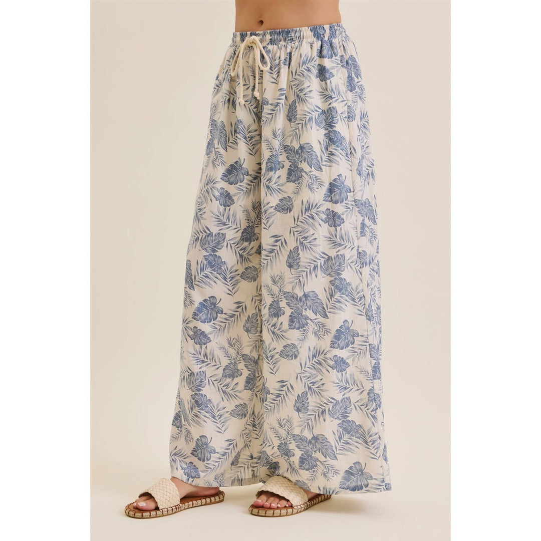Tropical Wide Leg Pants - Baycreek & Co