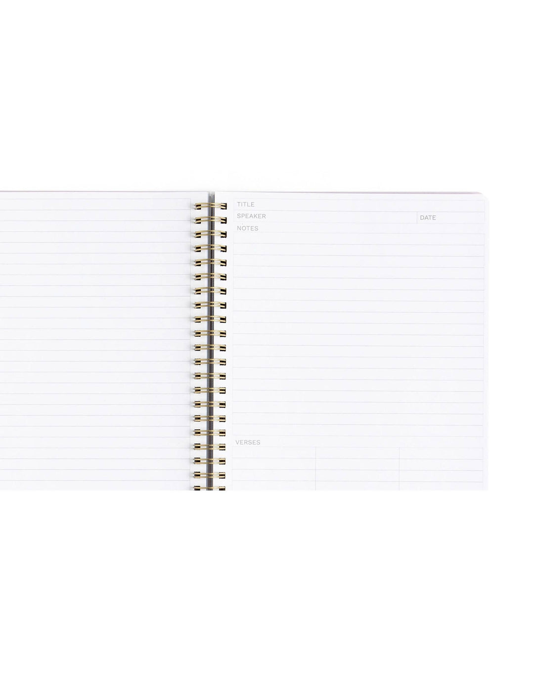 Lilac Church Notes Notebook