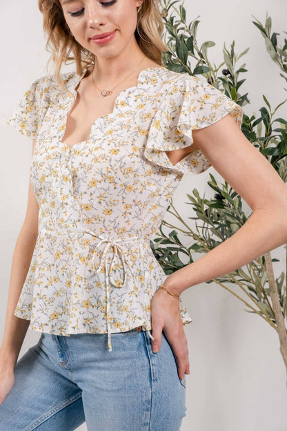 FLORAL PRINT TOP