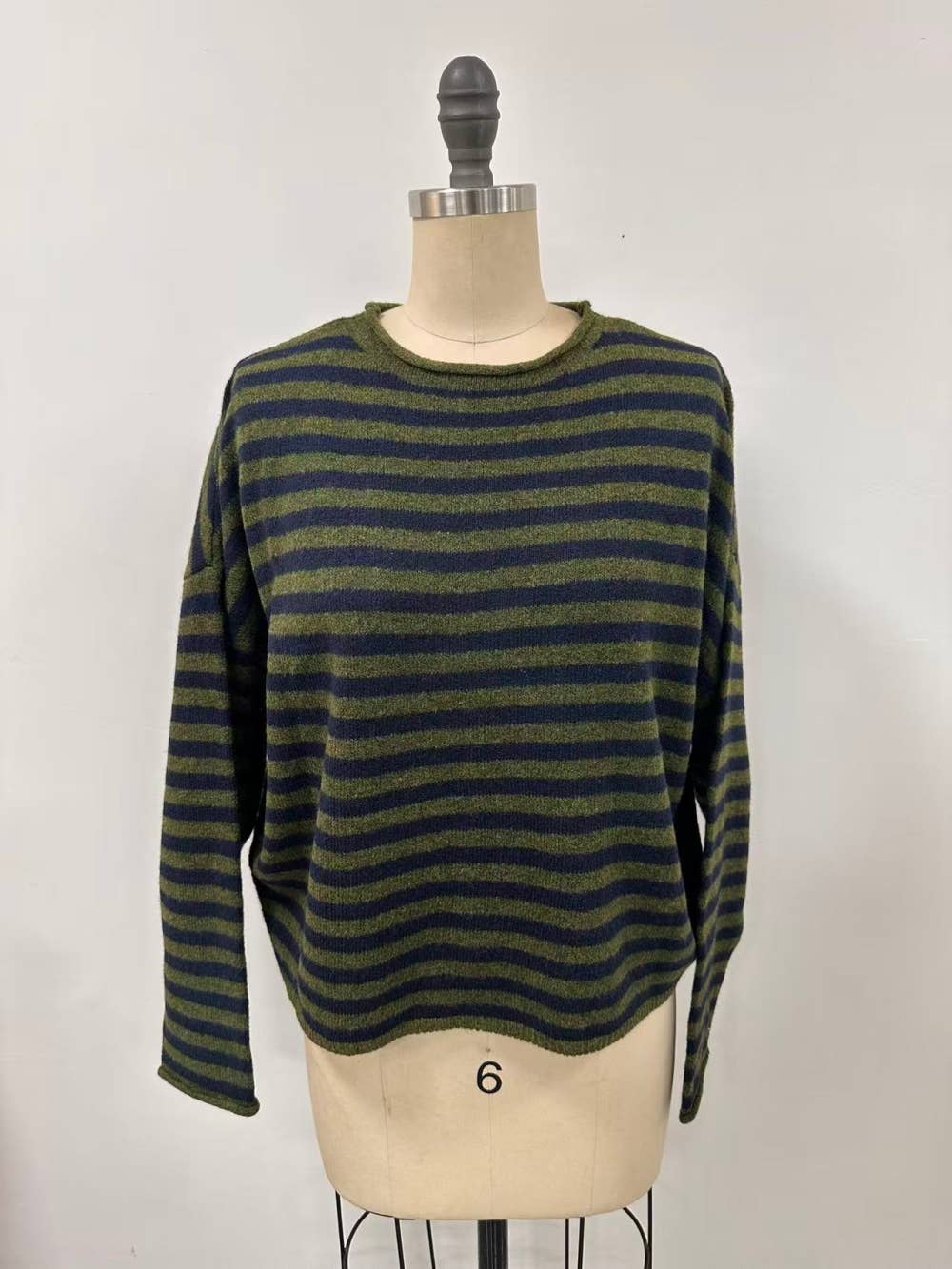 Piper Pullover Sweater - Striped - Baycreek & Co