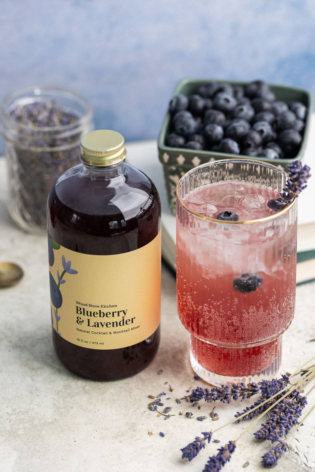 Blueberry and Lavender Cocktail - Baycreek & Co