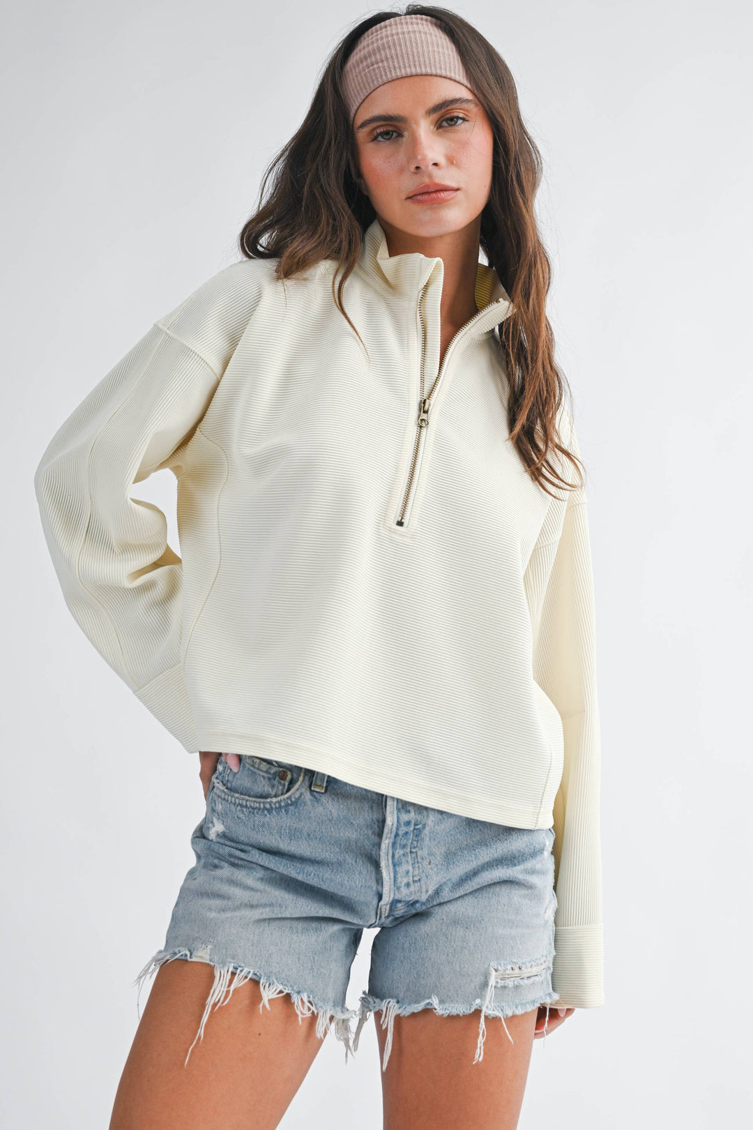 Olivia Half Zip Pullover - Baycreek & Co