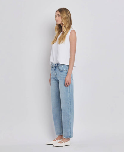 High Rise Barrel Jeans