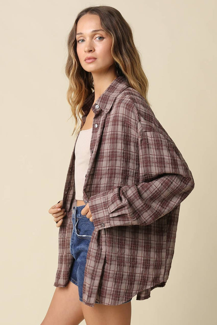 Spencer Plaid Oversized Shirt
