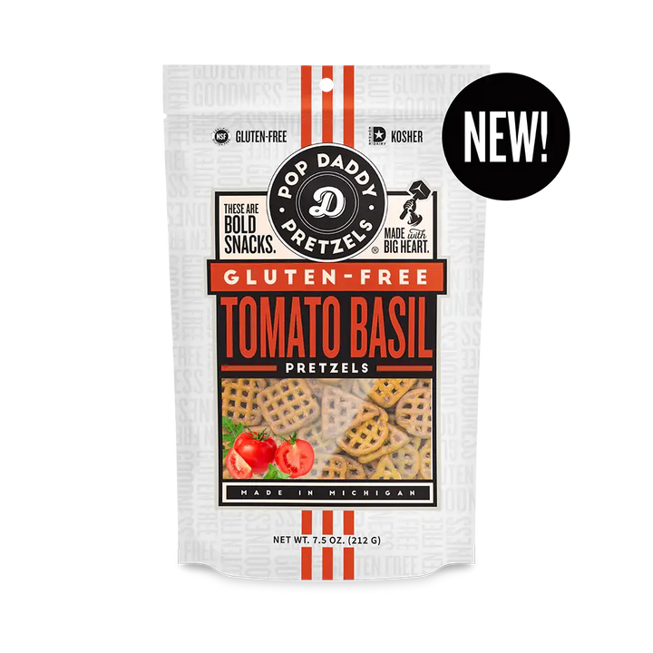 Gluten-Free Tomato Basil Pretzels 7.5 oz