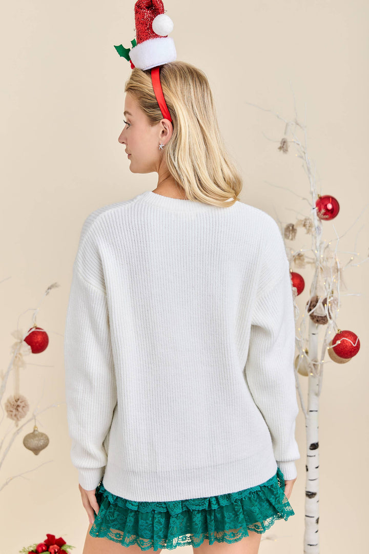 Merry Wreath Sweater
