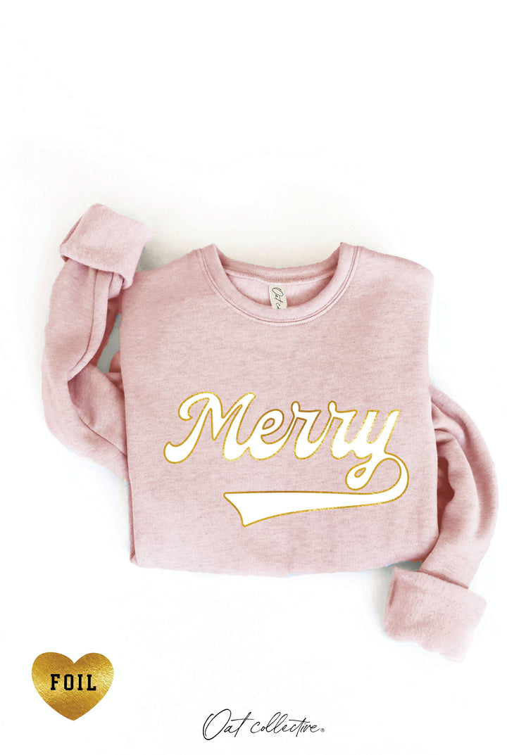 Merry Foil Sweatshirt