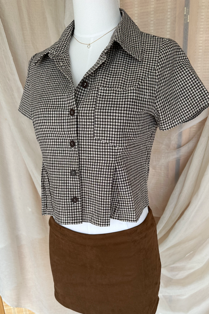 Marlowe Gingham Top - Baycreek & Co