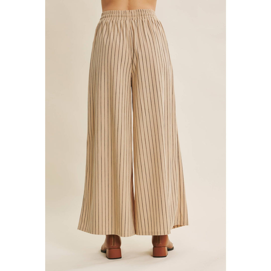 ENDLESSLY WEARABLE STRIPED CORDUROY COMFY WIDE-LEG PANTS - Baycreek & Co