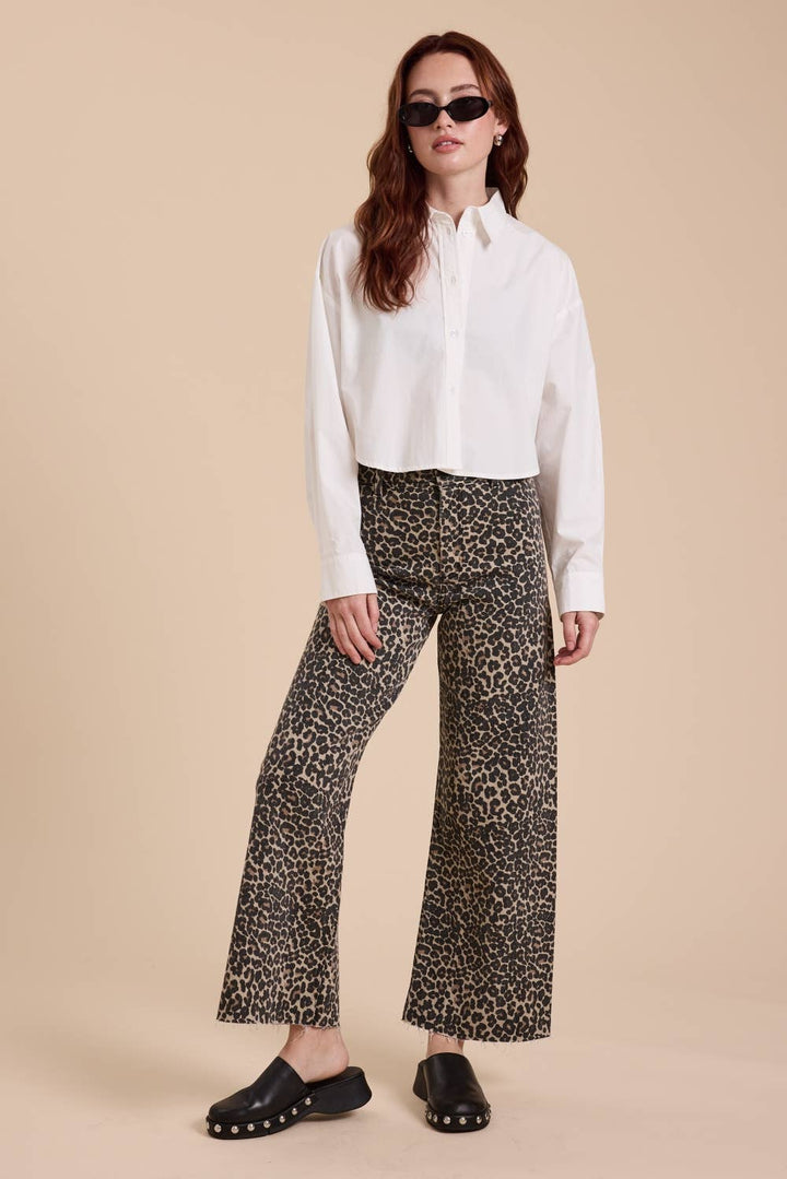 Leopard Print Jeans